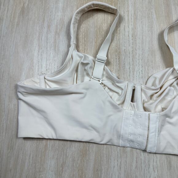 Cacique by Lane Bryant Cream Lightly Lined Full Coverage Underwire Bra 46C - Picture 12 of 13